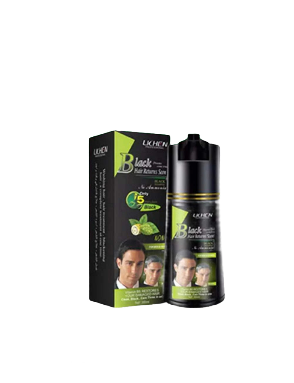 Lichen Brand hair black shampoo